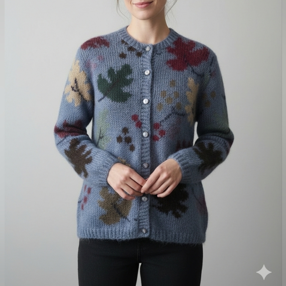 Talbots Petites Hand Knit Cardigan Size SM Petite